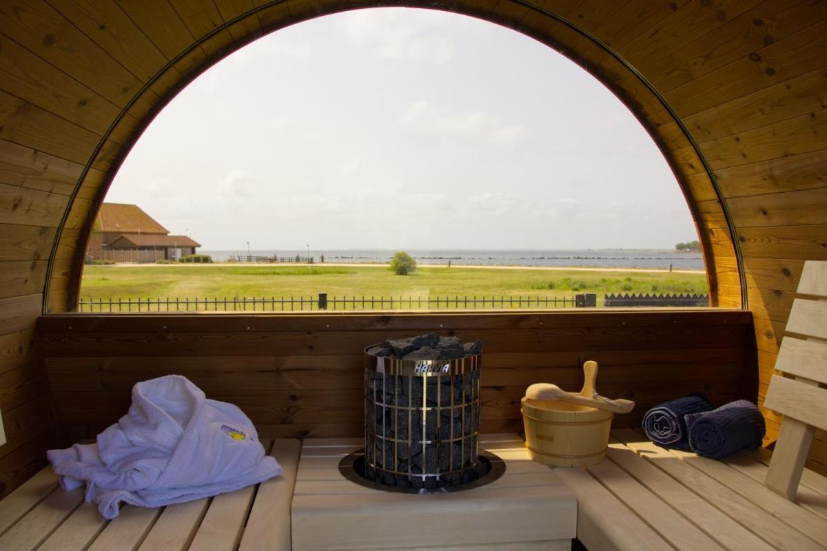 Inselblume 82 - Bungalow Am Suedstrand Mit Meerblick Burgtiefe auf Fehmarn 外观 照片