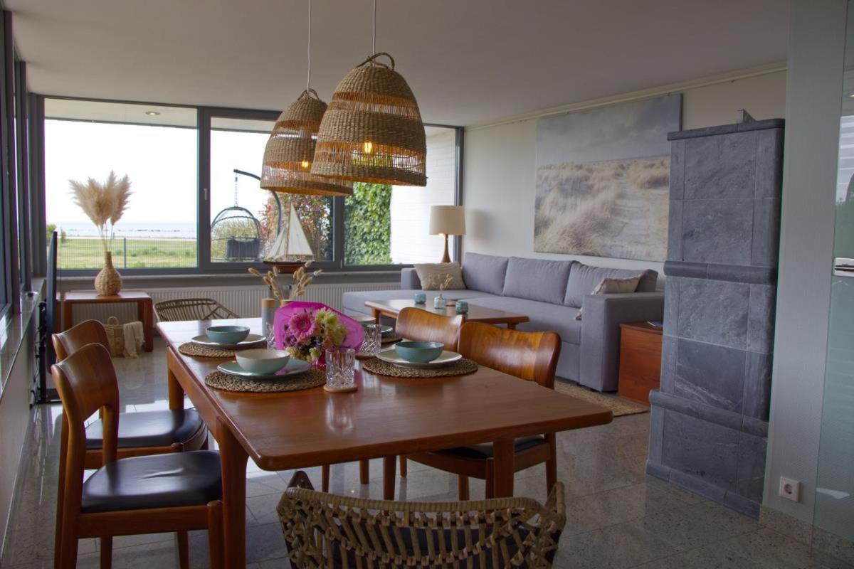 Inselblume 82 - Bungalow Am Suedstrand Mit Meerblick Burgtiefe auf Fehmarn 外观 照片
